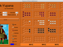 Yupana by Florio (sign-value notation) - Addition algorithm