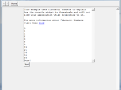 tKroopy Console Widget Example