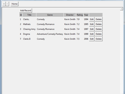 tKroopy Table Widget Example