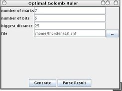 entering the options for the OGR problem