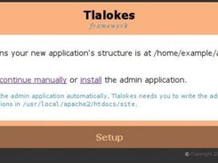 Tlalokes framework installation (sucess and admin install)