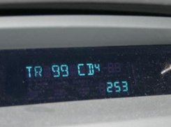 Sample dash display