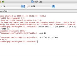 tLisp Environment console