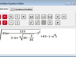 TutorMates - MathML Equation Editor Screenshot 4