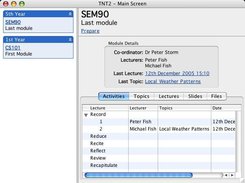 TNTT Alpha 1 running on MacOSX