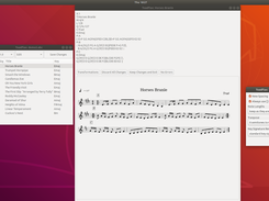 Toadflax running, showing menu window, tune and transformation dialogue window