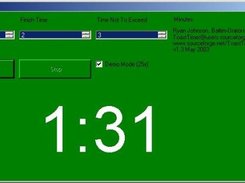 Screen green - reached the "minimum" time, can start wrap-up