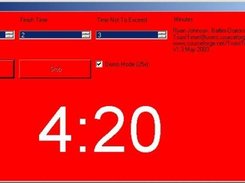 Screen red - need to stop talking now (poss disqualify)