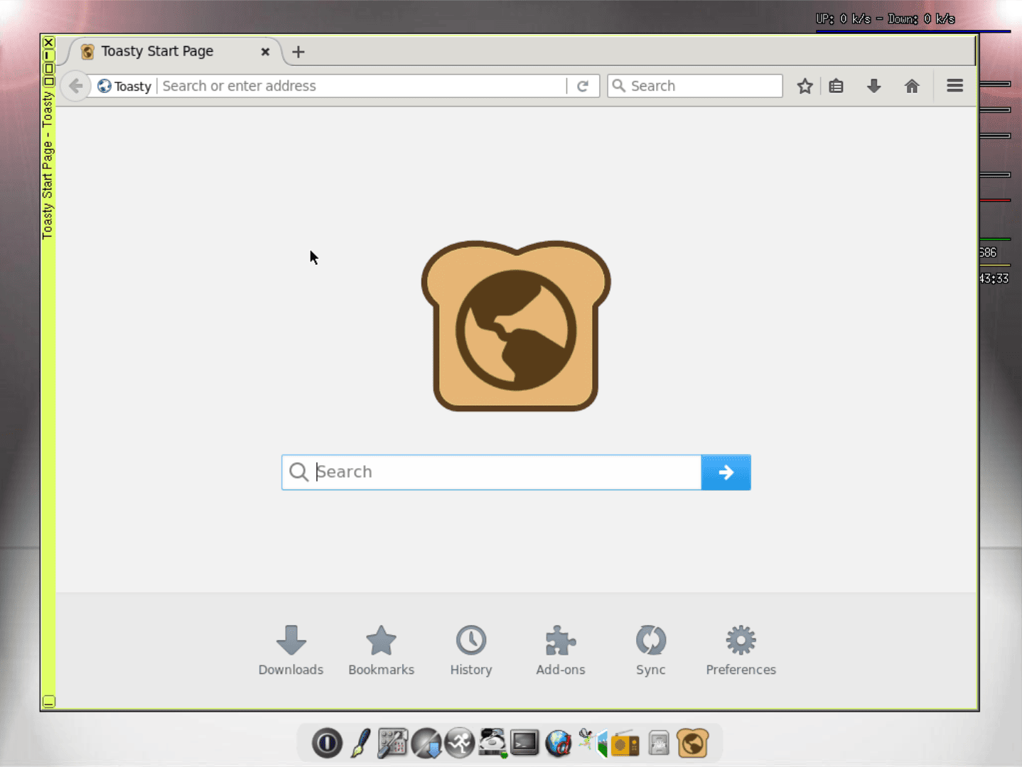 Toasty Browser Screenshot