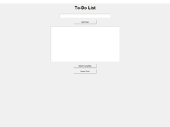 ToDo GUI Screenshot 1