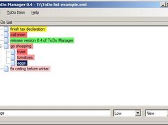 Simple ToDo Manager for .NET 2.0 Screenshot 1