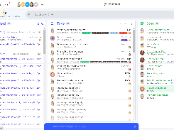 todo.vu’s Kanban-style task management dashboard, where tasks are visually categorised into three workflow states, enabling a flexible, efficient method of organising, managing and collaborating on tasks. Users can track their time directly on any task.