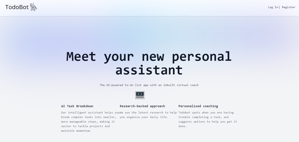 TodoBot Screenshot 1