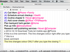 To-do sample file For TextWrangler