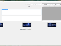 Form view of the different to do's