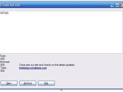 Layout for the main page, minus the menu bar