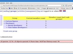 Hierarchical grouplisting for groups, committees, boards, ..