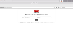 TOFFEE-DataCenter login page