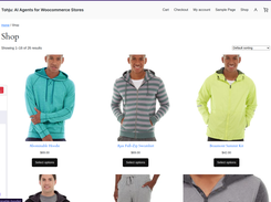 Shop Page example 