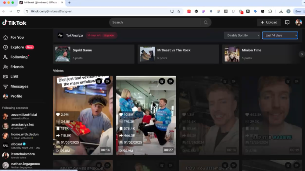 TokAnalyzr Screenshot 1