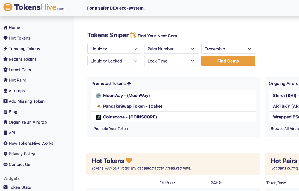TokensHive Screenshot 1