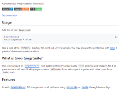 tokio-tungstenite Screenshot 1