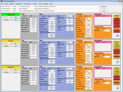 Main GUI for manual acquisition and acquisition setup