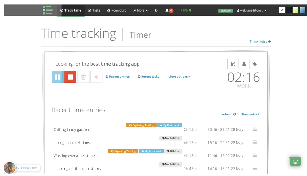 Tasklog Screenshot 1