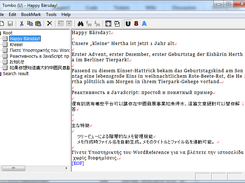 Multi-lingual support in Tombo (U)