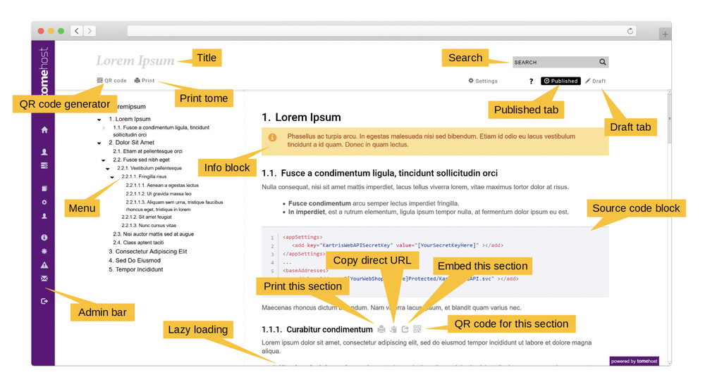 tomehost Screenshot 1