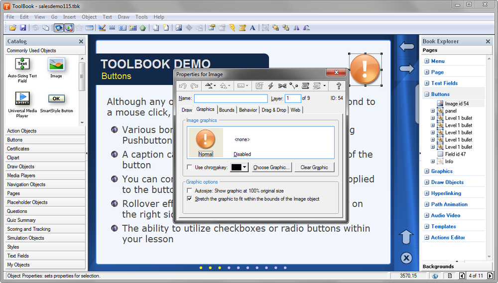 ToolBook Interface