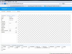 Opening screen. Drag and drop your form elements