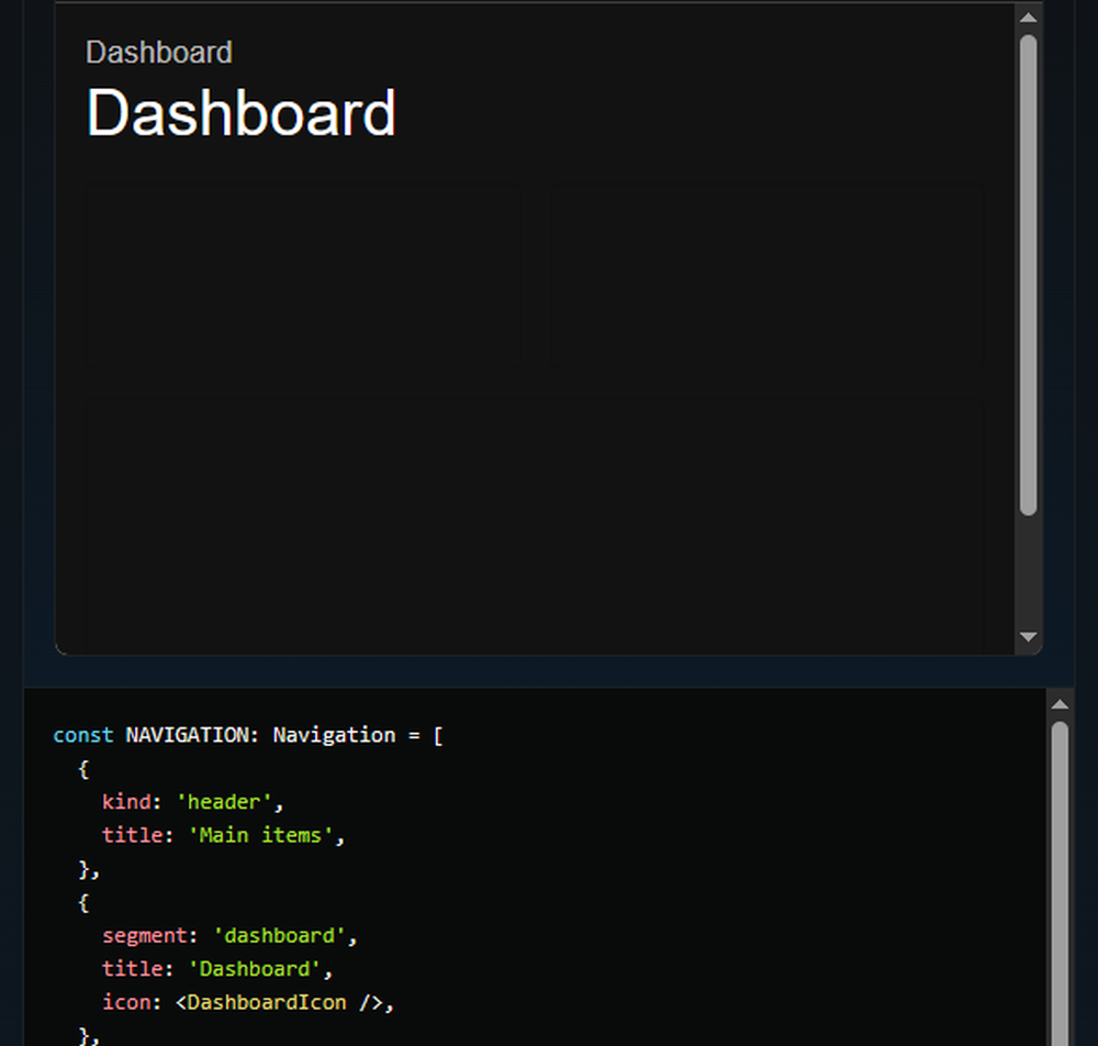 Toolpad Core Screenshot 1