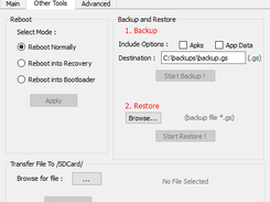 Other Tools Screen