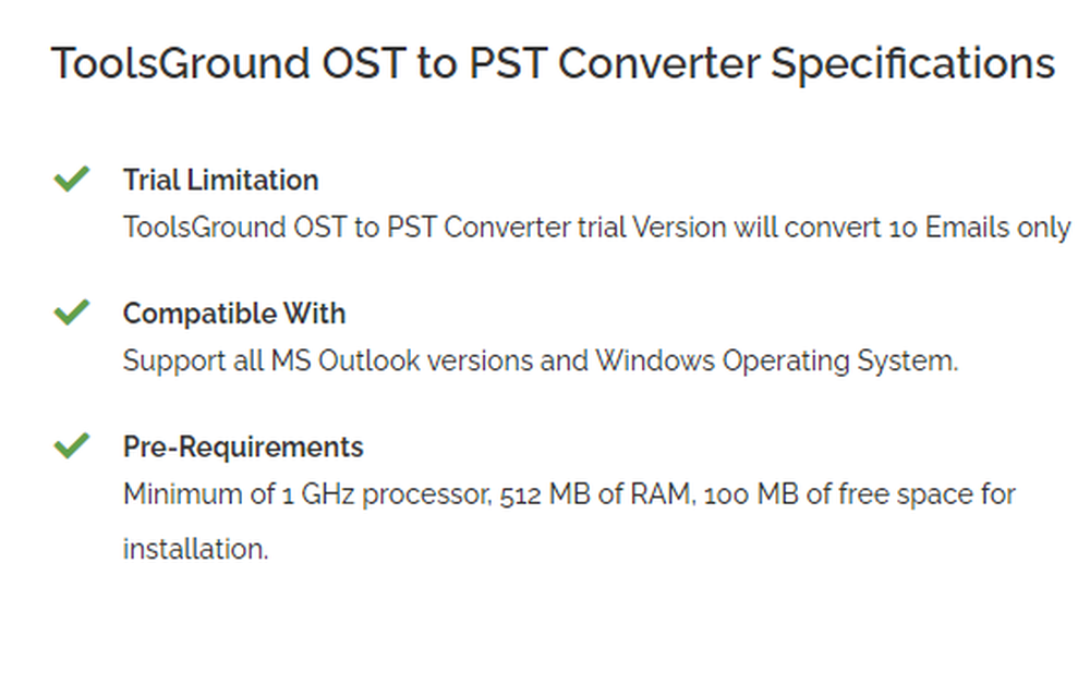 ToolsGround OST to PST Converter Screenshot 1