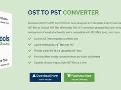 ToolsGround OST to PST Converter Screenshot 2