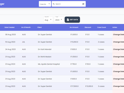 Digital case register with live status