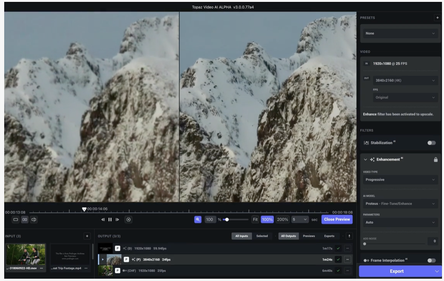 Topaz video enhancer