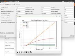 Cash Flow Diagram Sketched Using the Application with Input Section