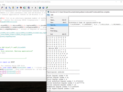 JustBASIC IDE with output of molecules02