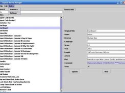 Screenshot of one of the first demo's, with a search input..