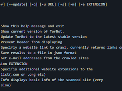 TorBot Screenshot 1