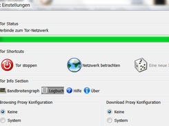 TorBrowser Start in Seetings / Proxy