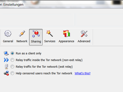 TorBrowser Settings in Dooble Settings / Proxy