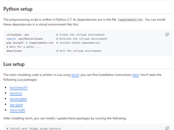 torch-rnn Screenshot 1