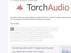 TorchAudio Screenshot 1