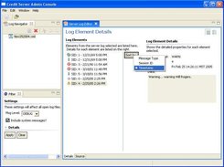 Admin console - showing the sort feature.