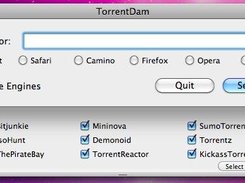 TorrentDam 3.0 main window