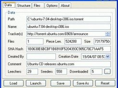 Torrent Loader Main Tab