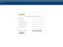 The automatic installation page